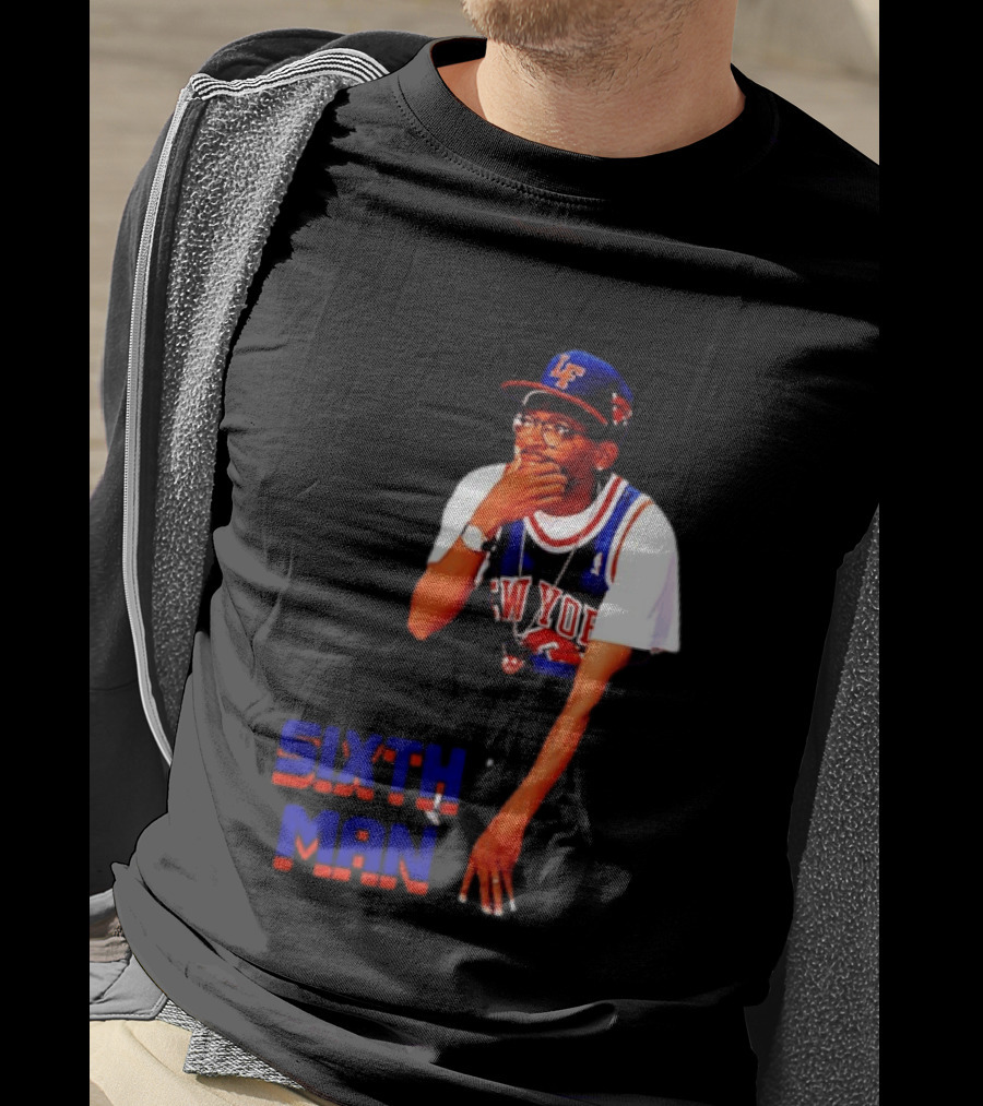 Spike Lee New York Knicks Sixth Man Yankees Cap T-Shirt