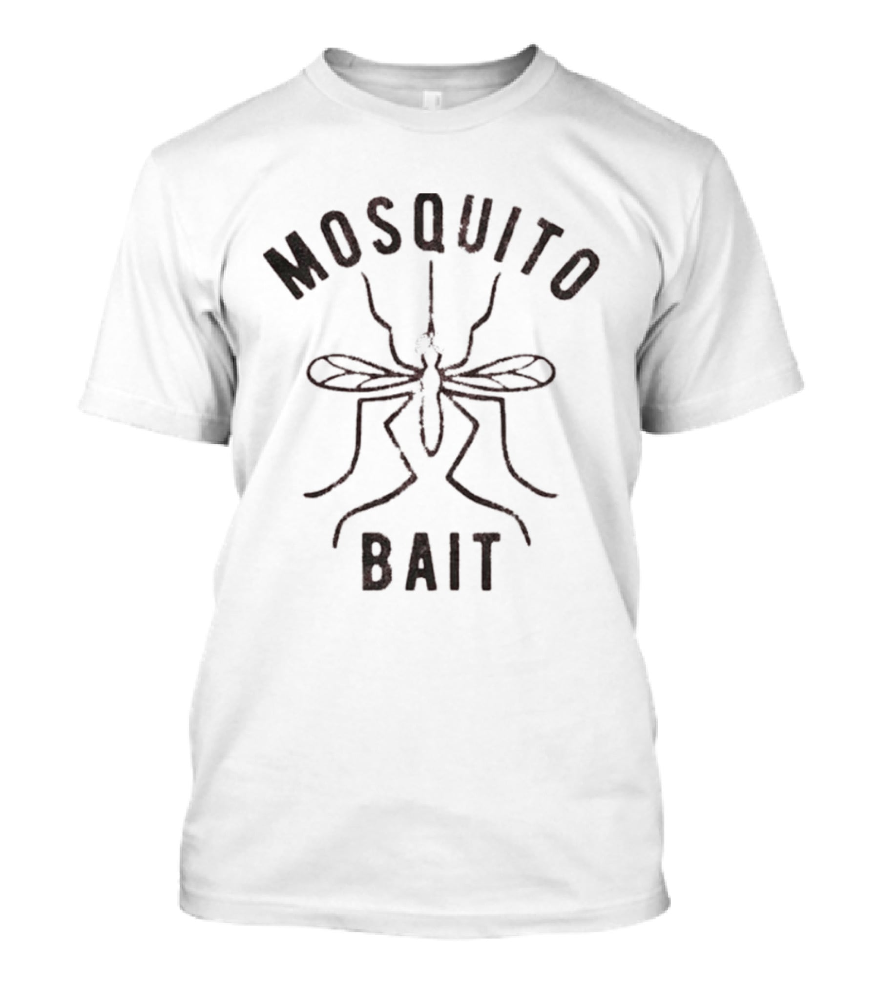 Mosquito Bait Distressed Insect Bug Outdoors T-Shirt