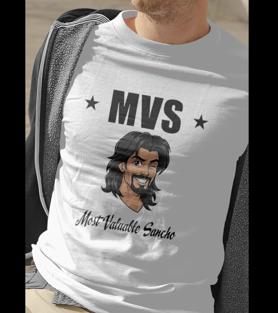 MVS Most Valuable Sancho Star Wink Humor T-Shirt