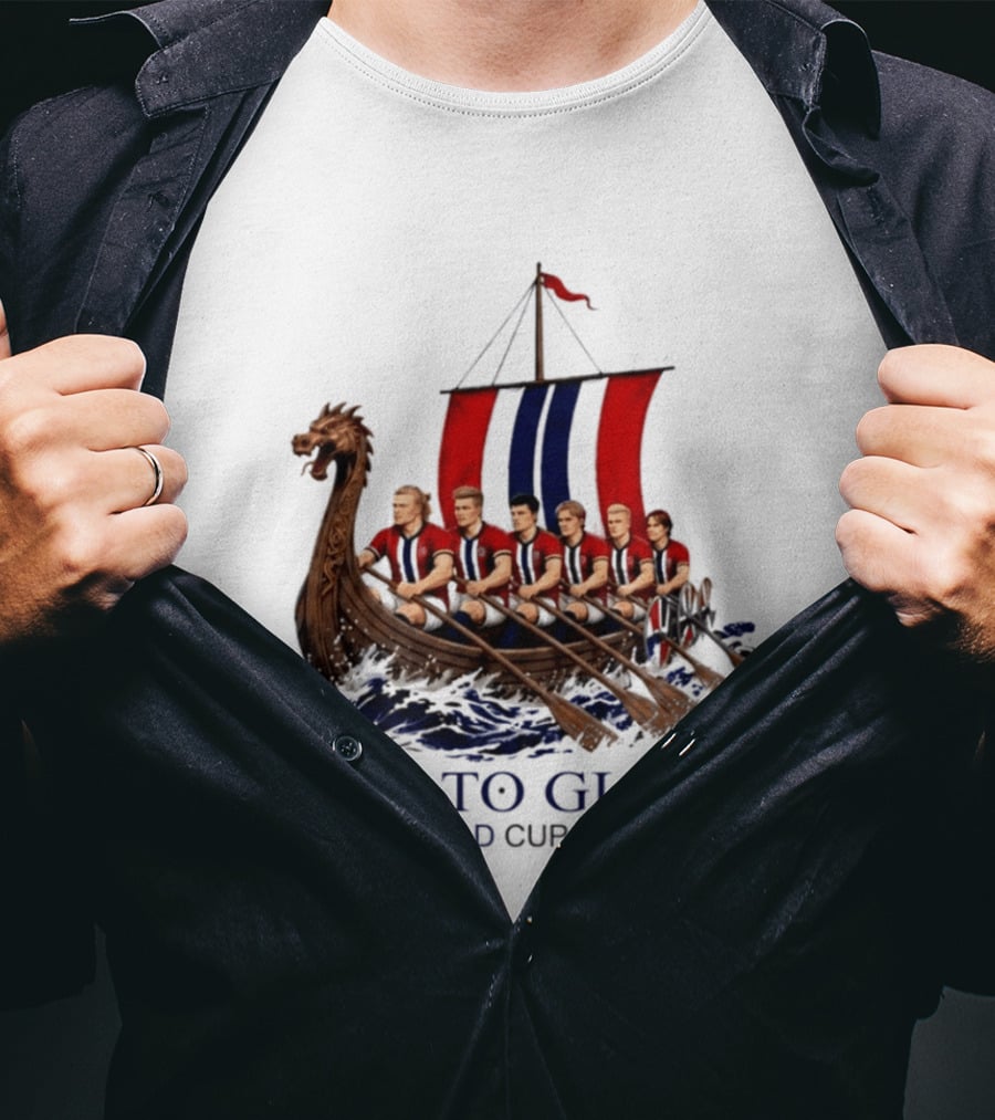 Norway 2026 World Cup Row To Glory Viking Crew T-Shirt