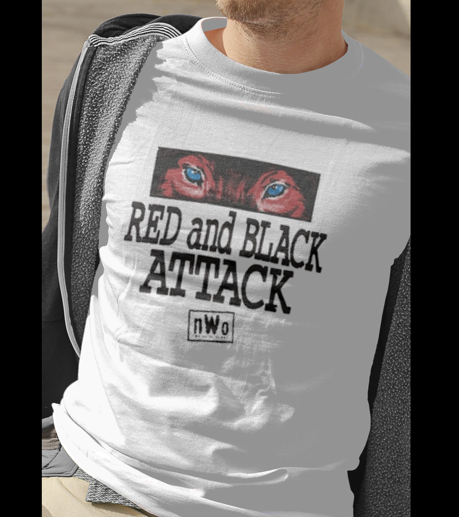 Red And Black Attack NWo New World Order WWE T-Shirt