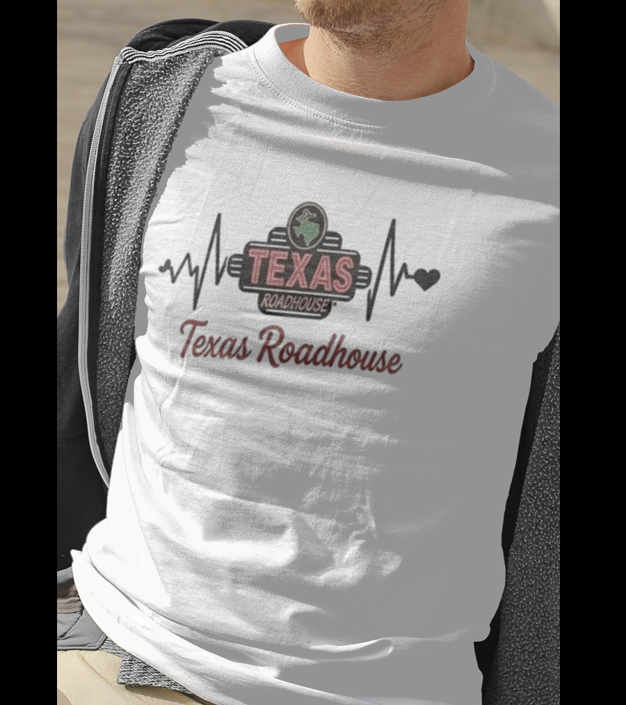 Heart Pulse Texas Roadhouse Addiction T-Shirt