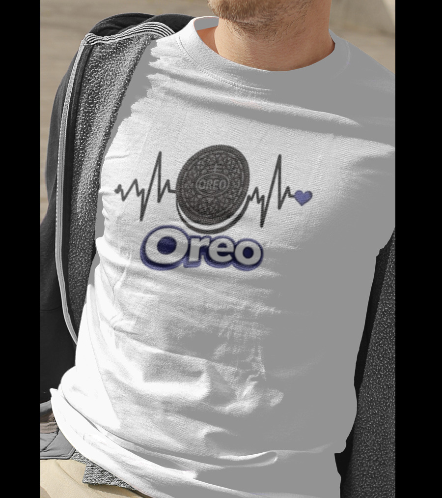 Heartbeat Oreo Addiction Lover T-Shirt