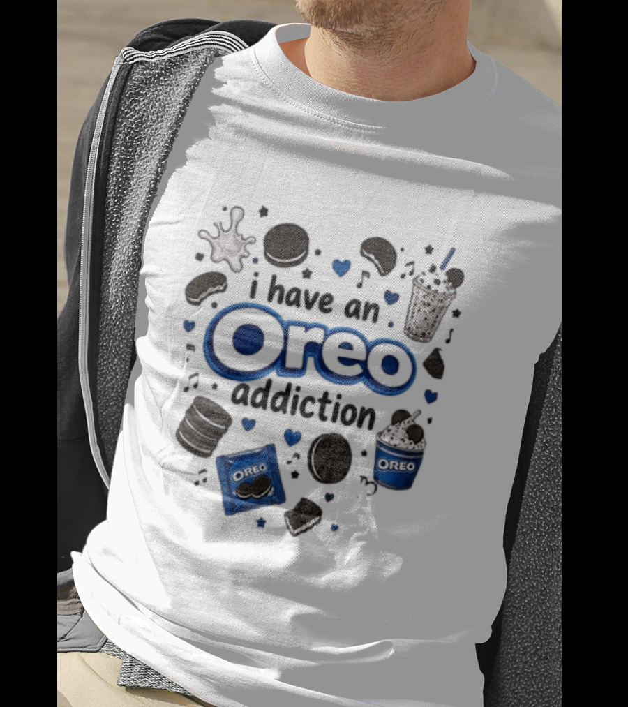 I Have An Oreo Addiction Cookies Milkshake Love T-Shirt