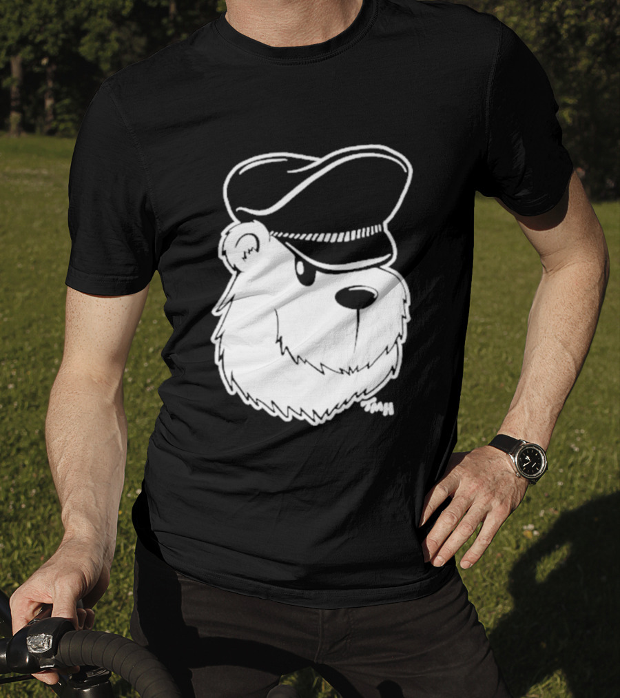 Bear With Police Officer Hat T-Shirt