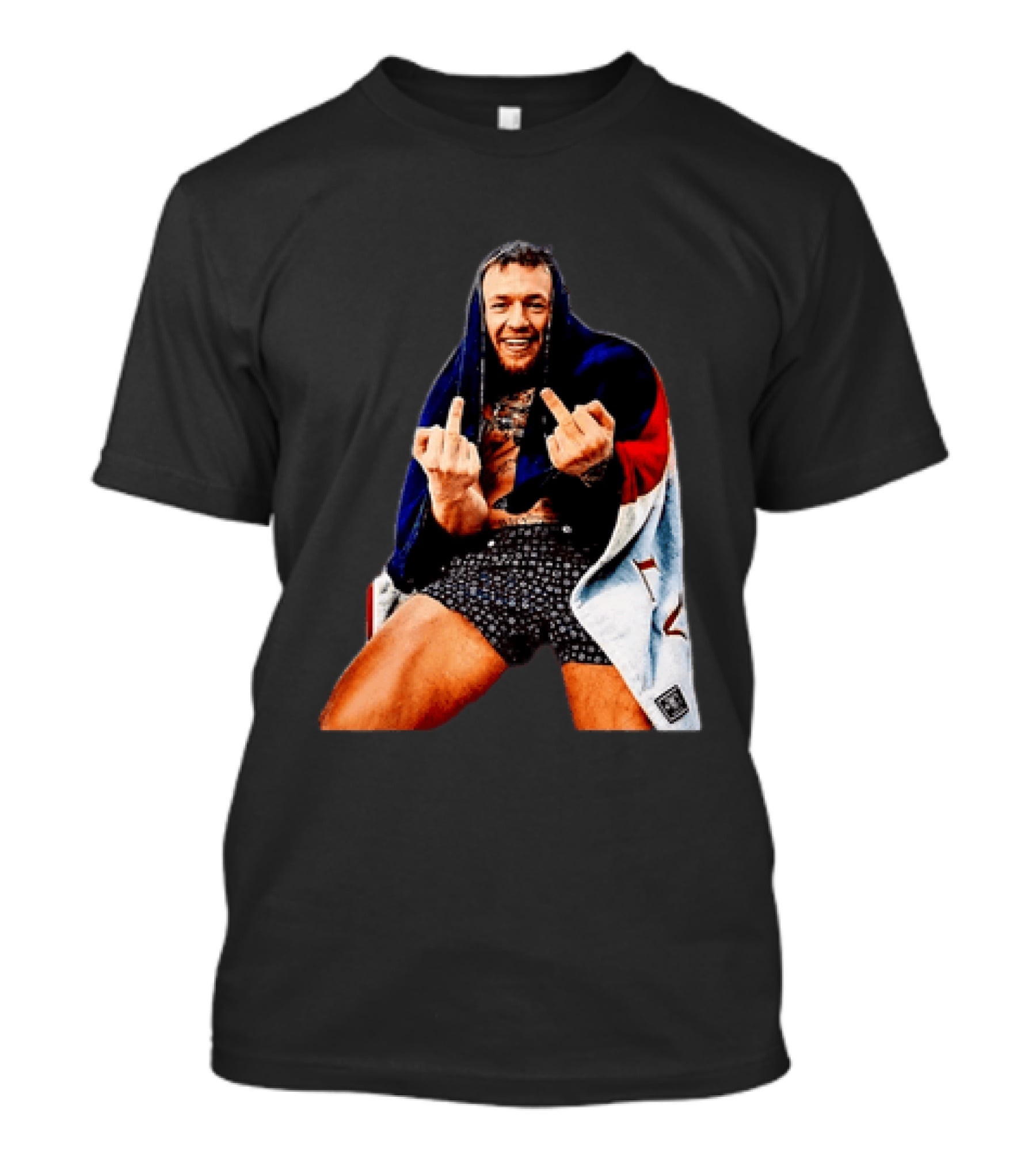 Conor McGregor The Notorious UFC MMA Middle Fingers T-Shirt