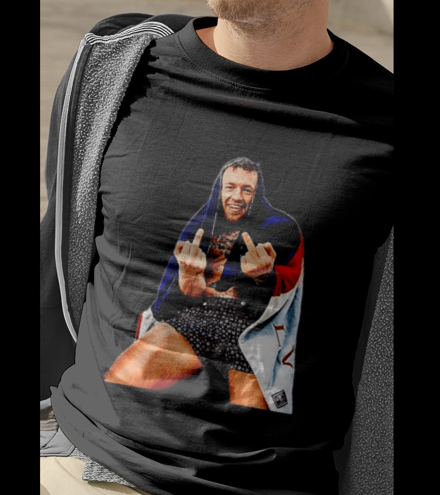 Conor McGregor The Notorious UFC MMA Middle Fingers T-Shirt