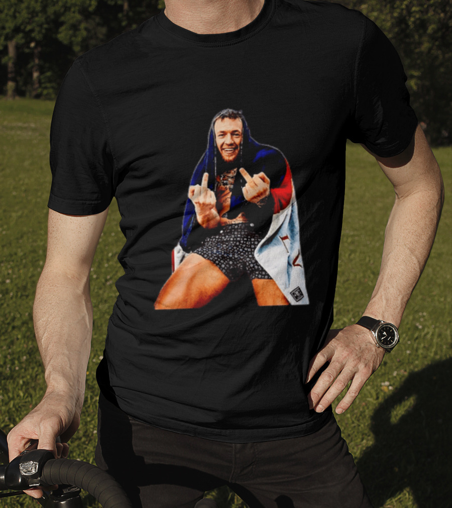 Conor McGregor The Notorious UFC MMA Middle Fingers T-Shirt