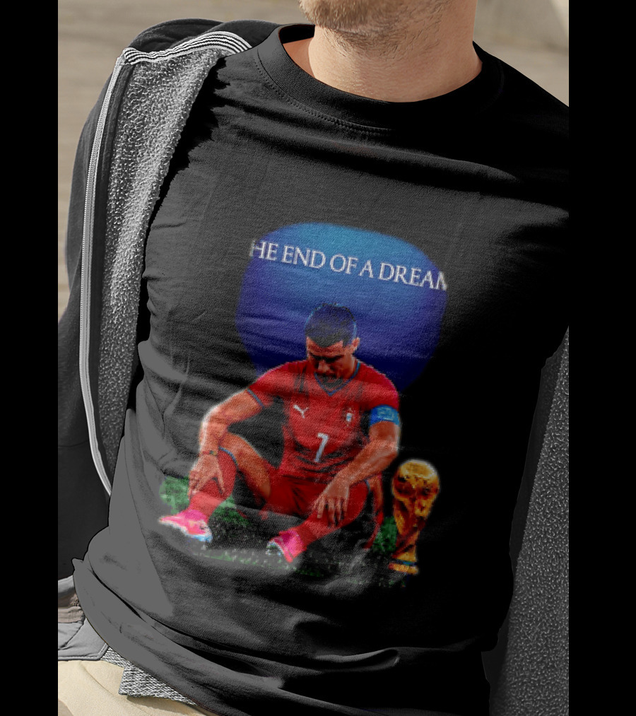 Cristiano Ronaldo The End Of A Dream Portugal No 7 World Cup Moment T-Shirt