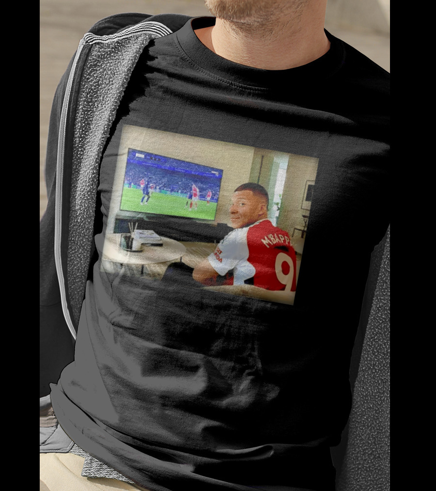 Kylian Mbappé No 9 Arsenal Jersey Visit Rwanda T-Shirt
