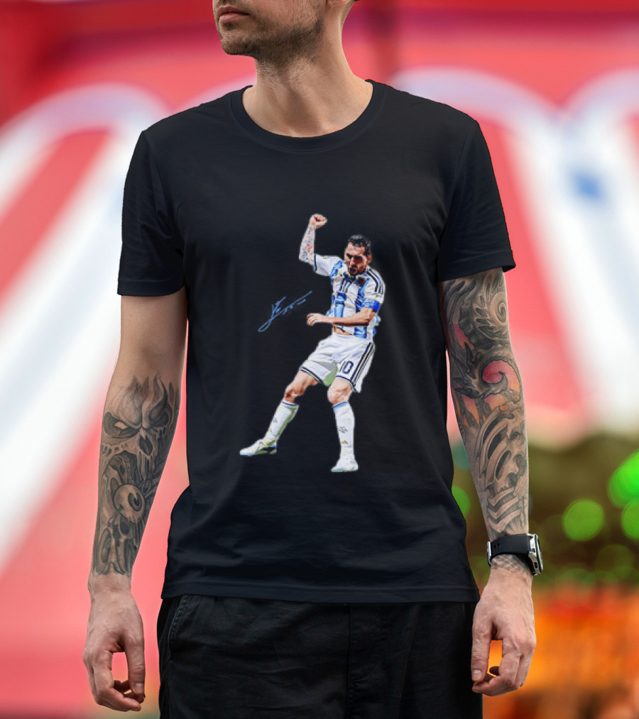 Messi The Comeback Argentina Football Unites The World Soccer Legend Victory Celebration T-Shirt