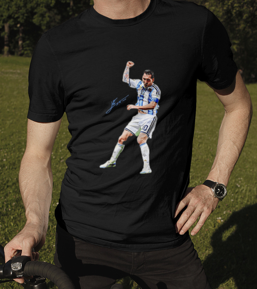 Messi The Comeback Argentina Football Unites The World Soccer Legend Victory Celebration T-Shirt
