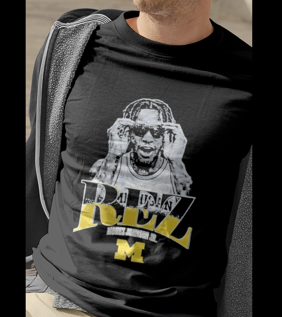 Morez Johnson M Michigan Wolverines Basketball REZ T-Shirt