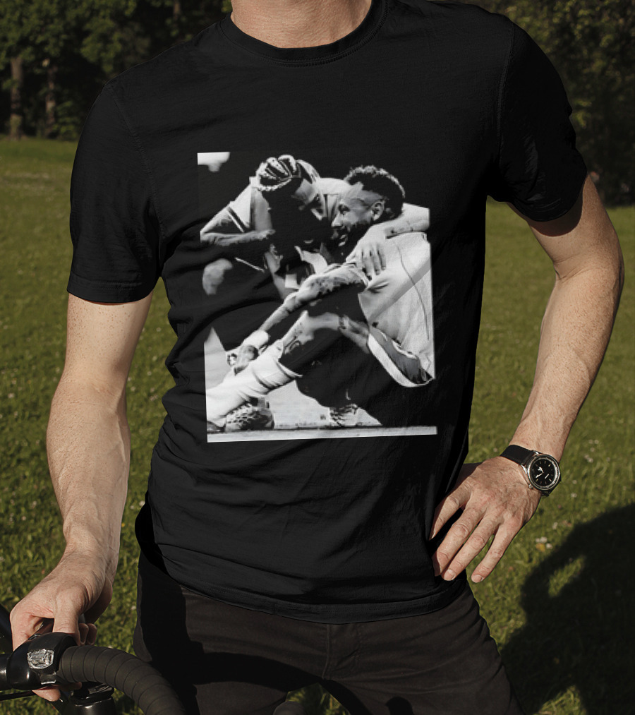 Neymar Jr And Raphinha Emotional Moment Brazil National Football Team T-Shirt