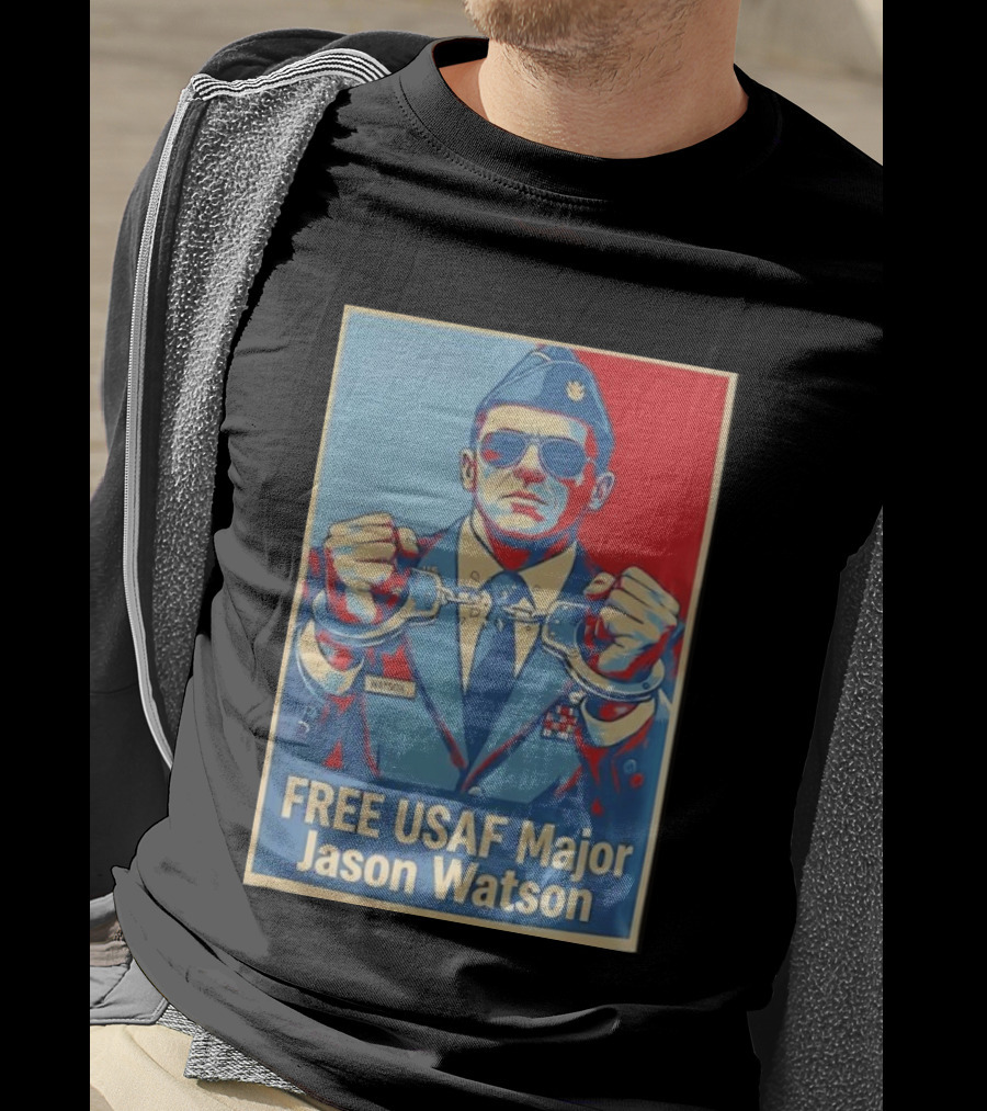 FREE USAF Major Jason Watson Handcuffed T-Shirt