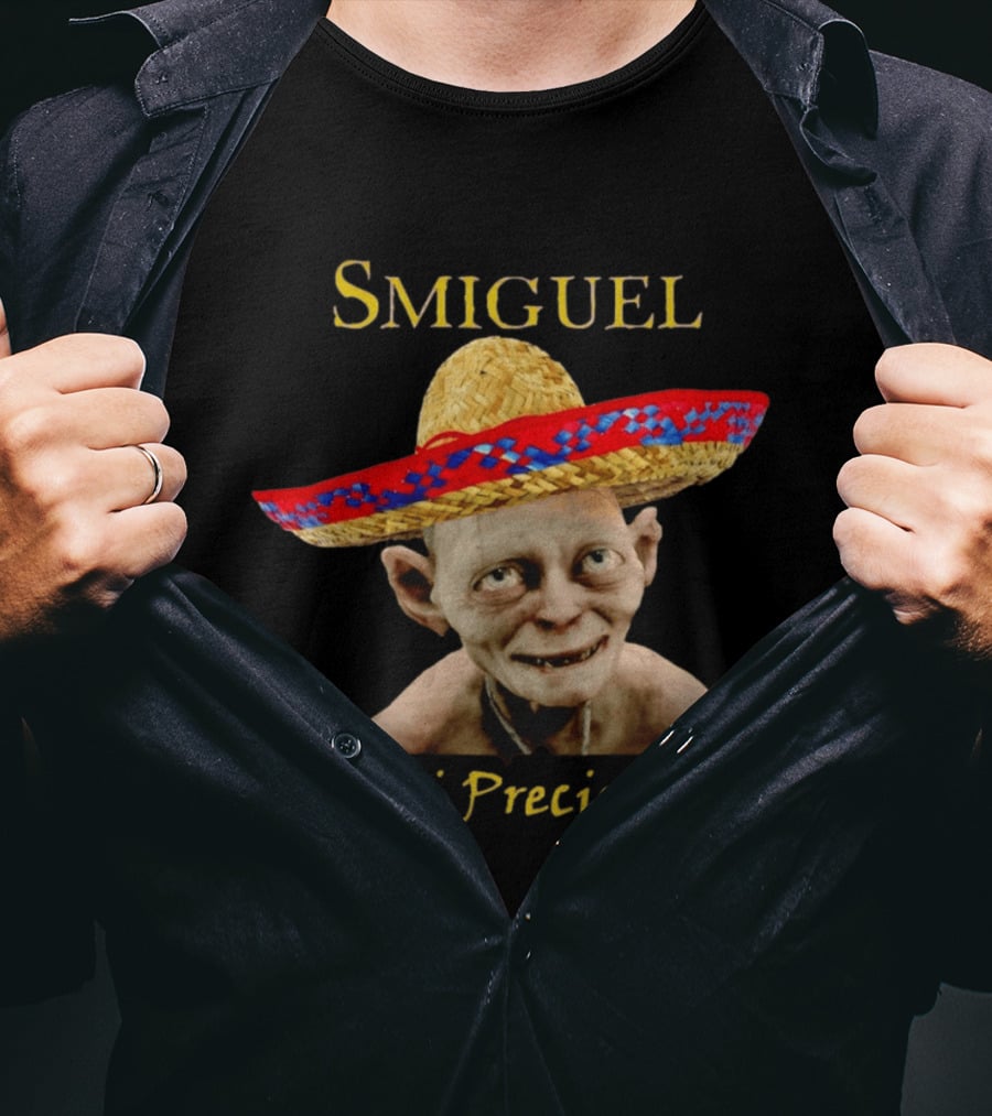 Smiguel Mi Precioso Sombrero Mexico Gollum T-Shirt