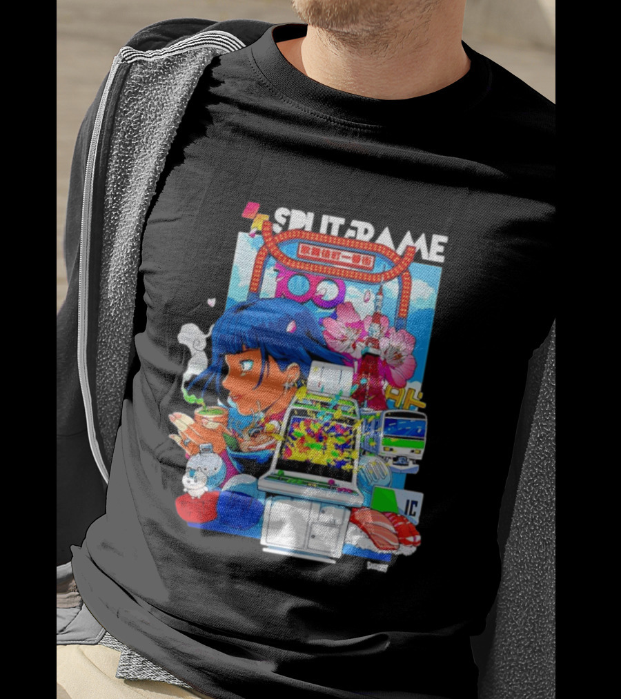 Tokyo Ramen Arcade Splitframe Kabukicho Ichibangai 100 IC Japanese T-Shirt