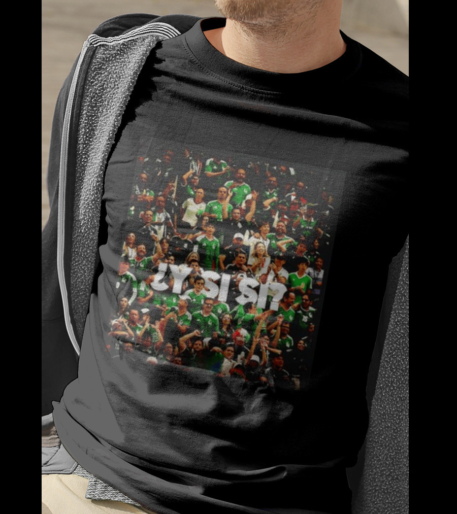 Y Si Si Mexico National Football Team Concacaf Fan Celebration Photo T-Shirt