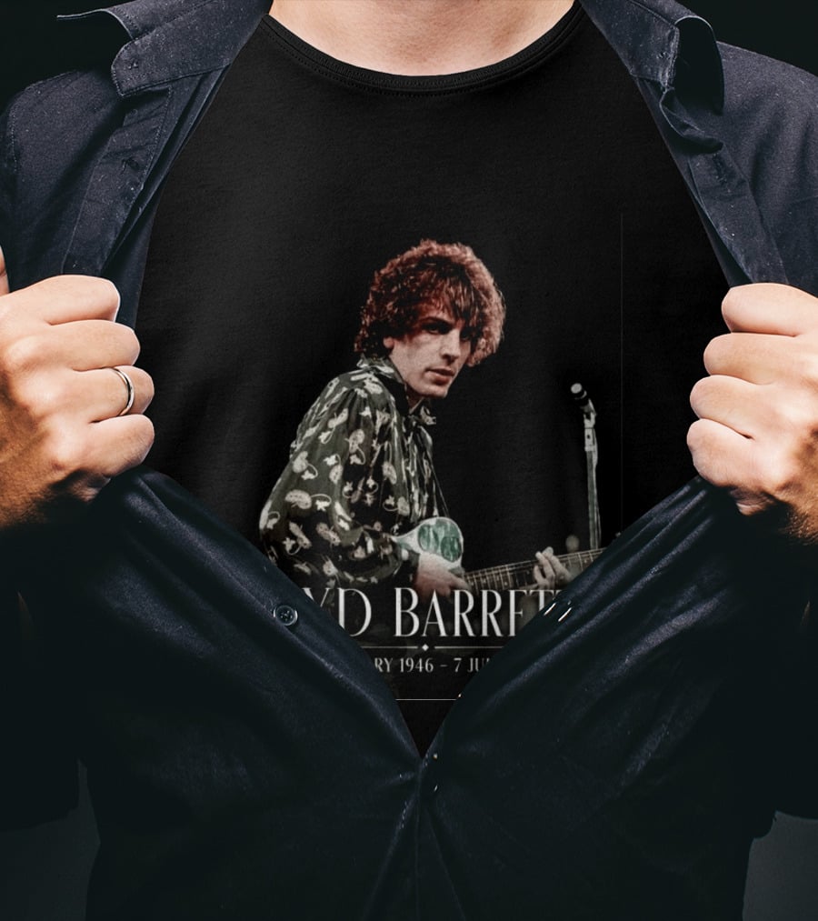 Syd Barrett 6 January 1946 7 July 2006 Pink Floyd Founder's Legacy T-Shirt
