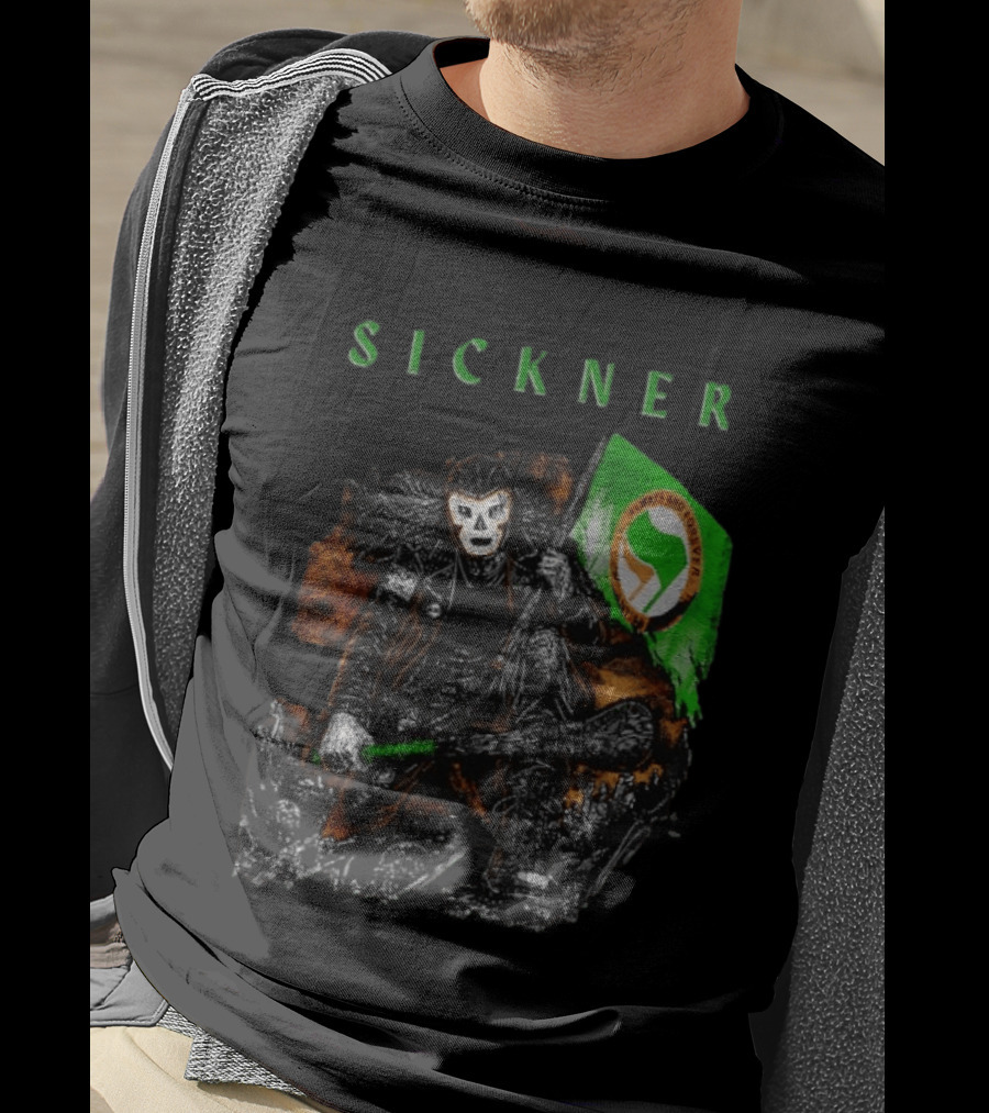 Sickner Mask Warrior Always And Forever Antifascist Hurling Stick T-Shirt