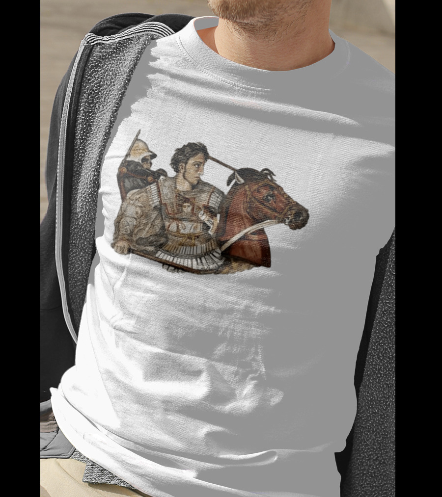 Alexander The Great Battle Of Issus Mosaic Iconic Historical Scene T-Shirt