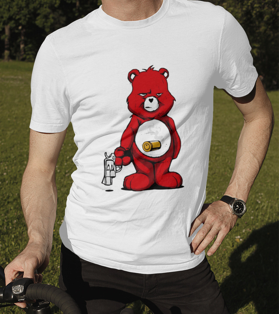 Bang Bear Revolver And Bullet Grunt T-Shirt