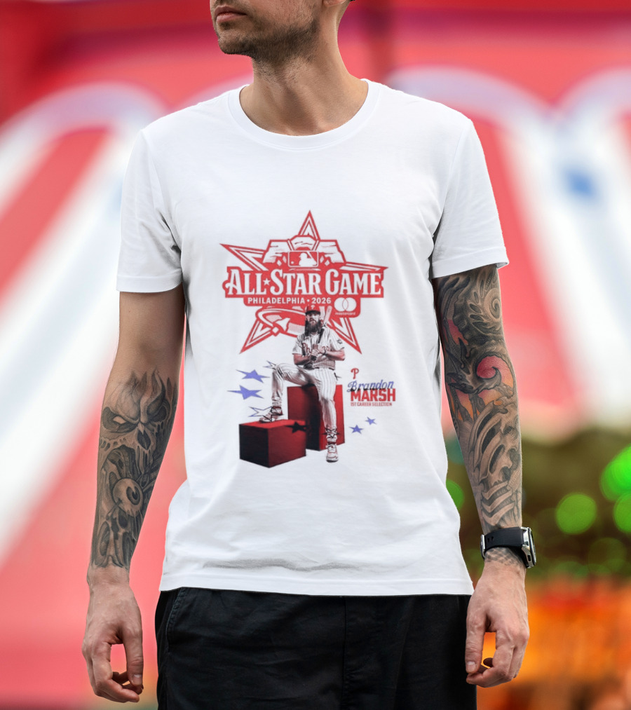 Brandon Marsh Philadelphia Phillies 2026 MLB All Star Game T-Shirt