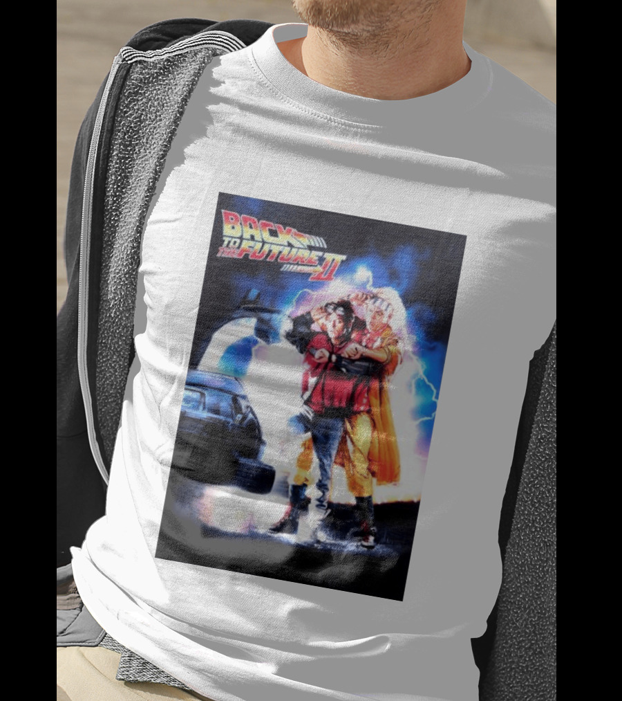 Back To The Future Part II Marty McFly Doc Brown Characters T-Shirt