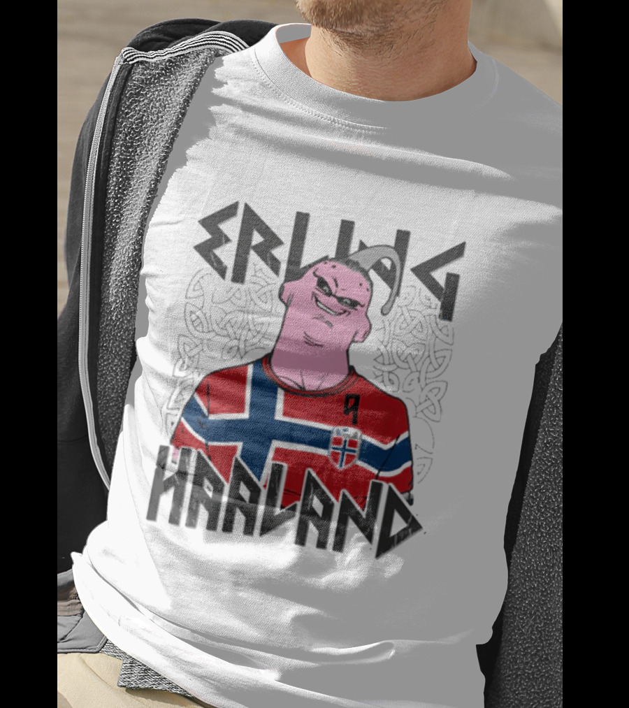 Erling Haaland Buu Norway Football Fusion T-Shirt
