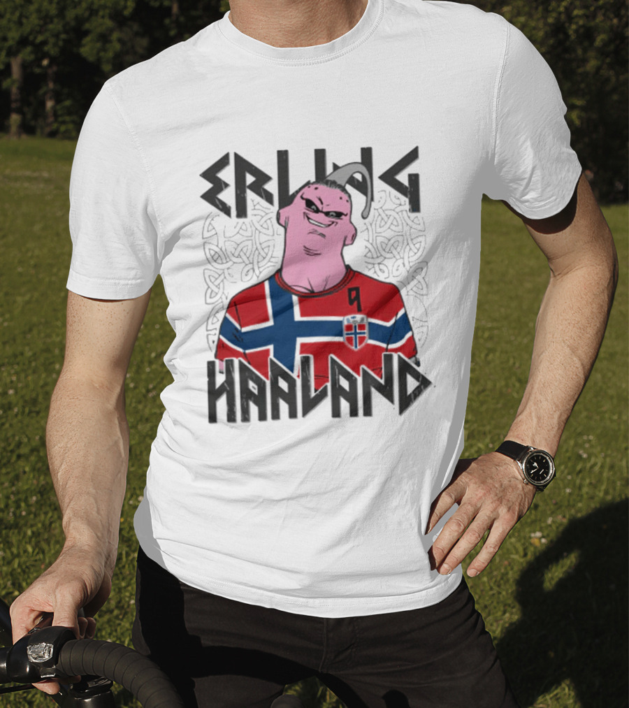 Erling Haaland Buu Norway Football Fusion T-Shirt