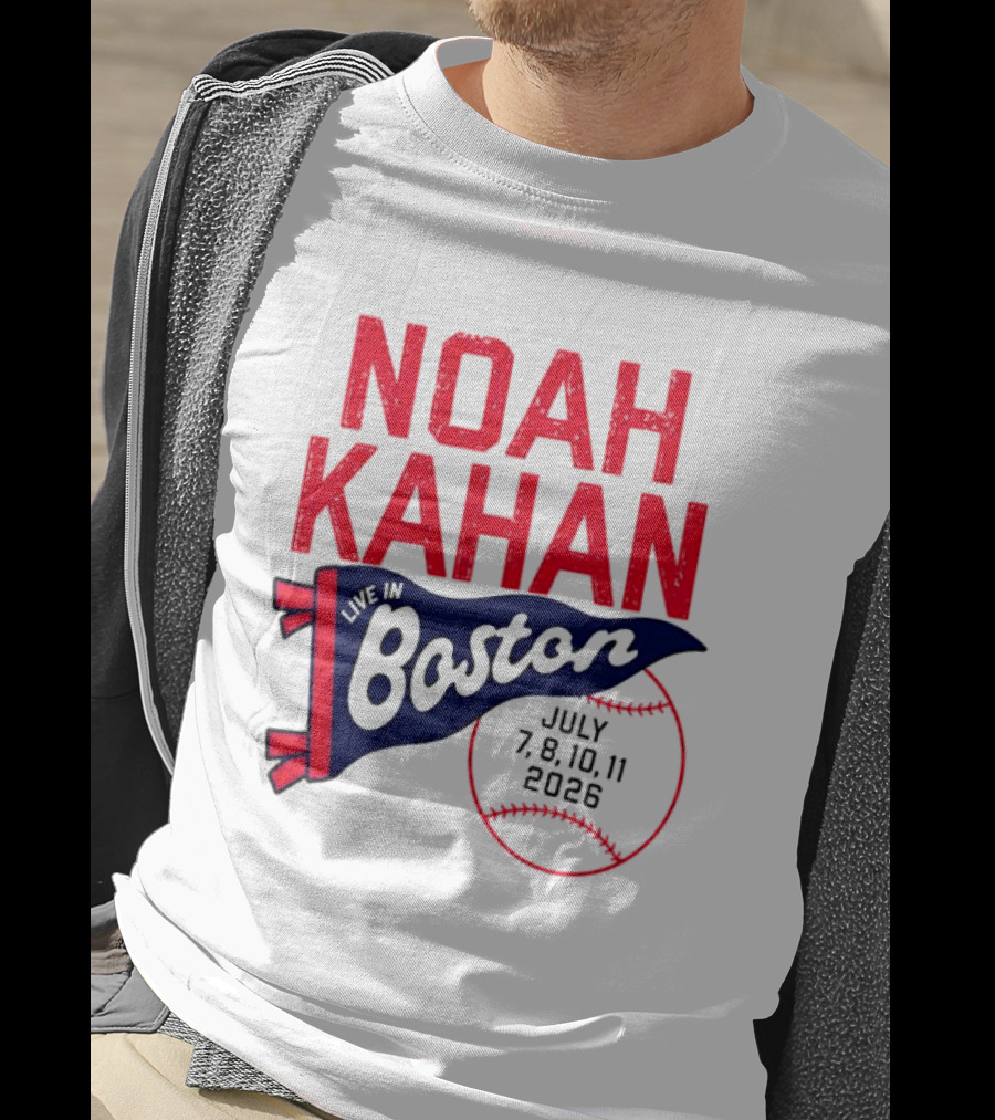 Noah Kahan Boston Concert July 7 8 10 11 2026 T-Shirt