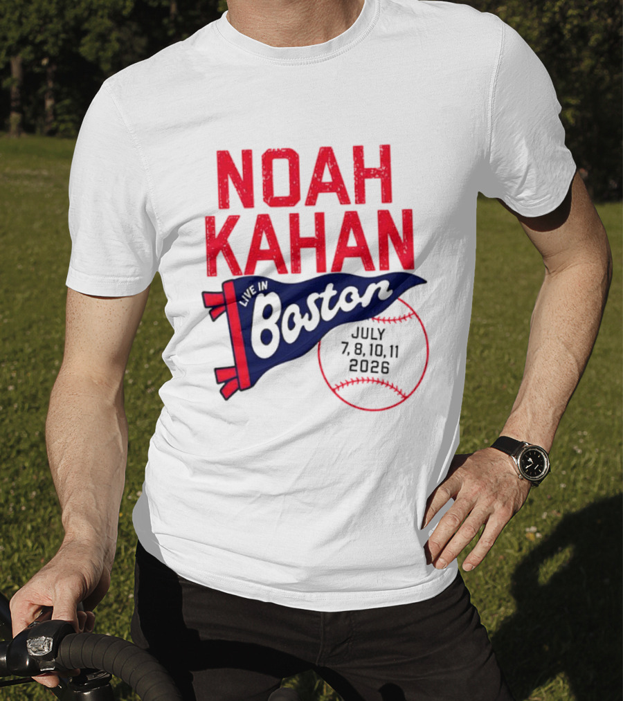 Noah Kahan Boston Concert July 7 8 10 11 2026 T-Shirt