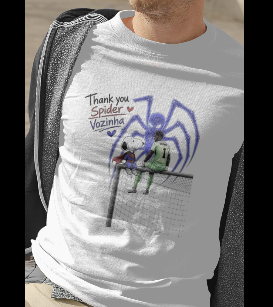 Thank You Spider Vozinha Snoopy Superman Cape Verde National Team T-Shirt