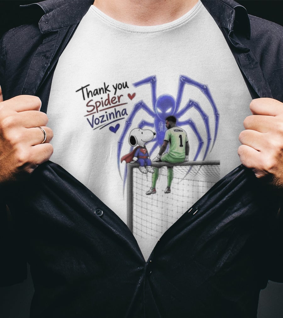 Thank You Spider Vozinha Snoopy Superman Cape Verde National Team T-Shirt
