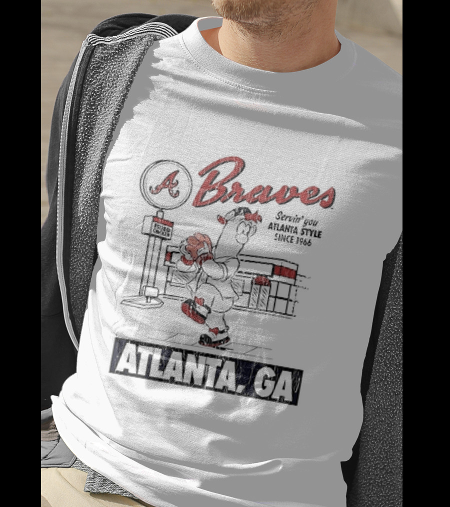 Braves Servin' You Atlanta Since 1966 Baseball Atlanta GA T-Shirt