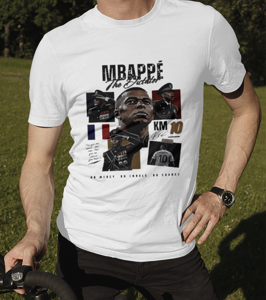 MBAPPÉ The Leader KM 10 No Mercy No Equals No Chance T-Shirt