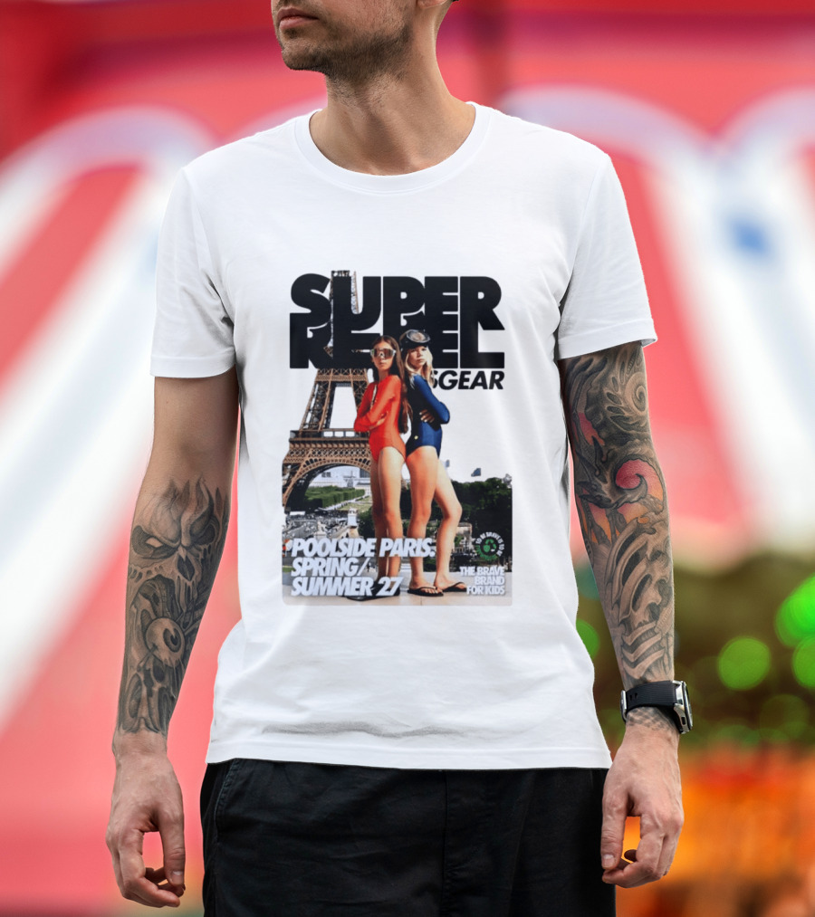 Super Rebel Gear Poolside Paris Spring Summer 27 The Brave Brand For Kids T-Shirt
