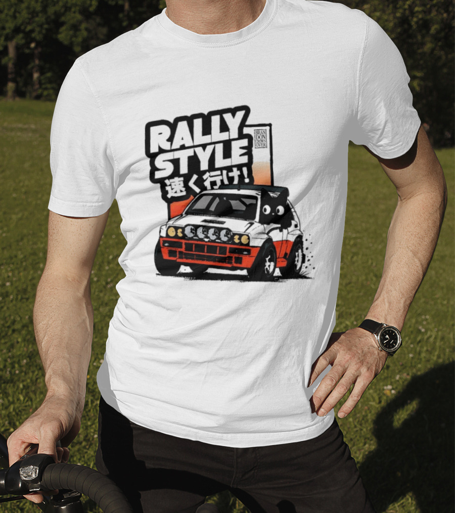 Rally Style Lancia Delta Integrale Hayashi Iku Speed T-Shirt