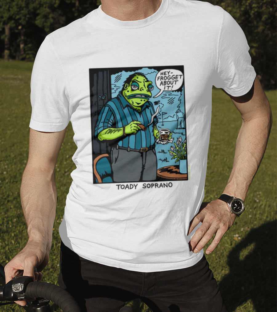 Toady Soprano Hey Frogget About It Killer Acid T-Shirt