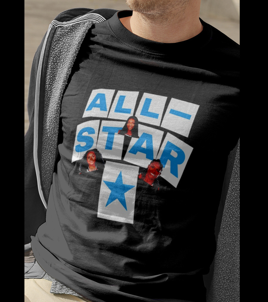Atlanta Dream Angel Reese All Star Trio Basketball WNBA 2026 T-Shirt