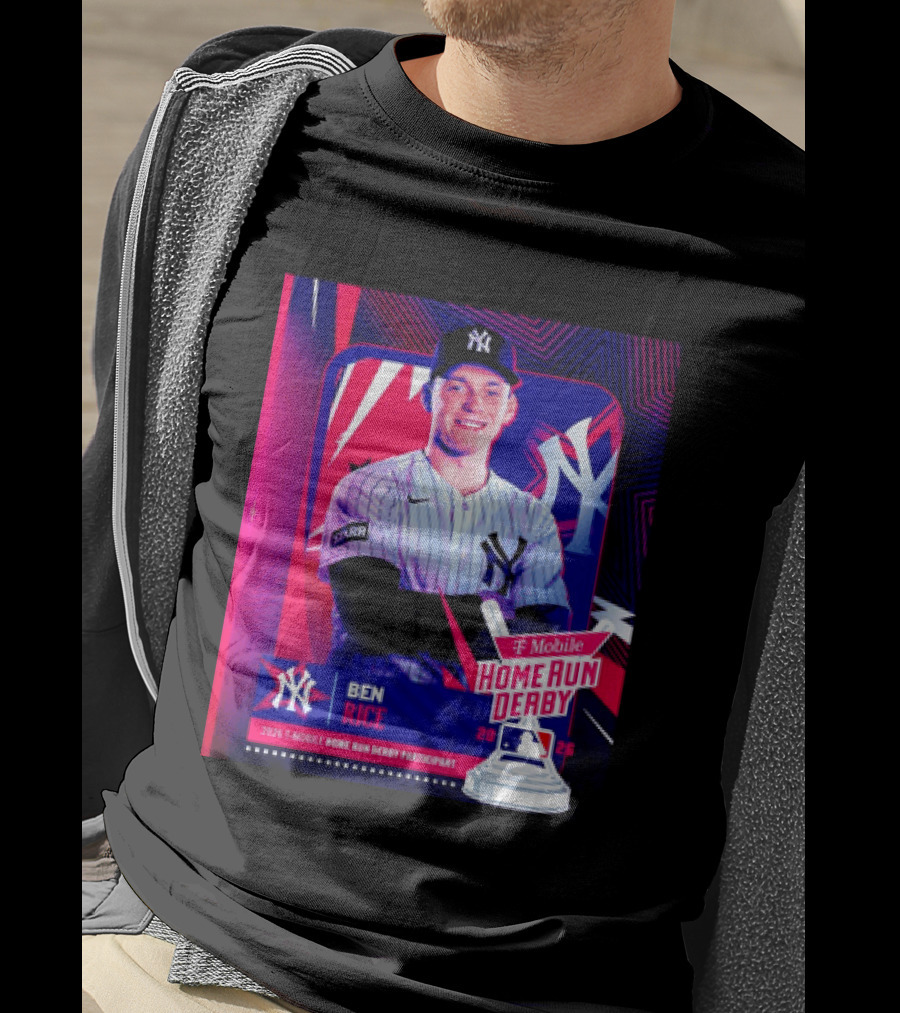 Ben Rice NY Yankees 2026 Mobile Home Run Derby Participant T-Shirt