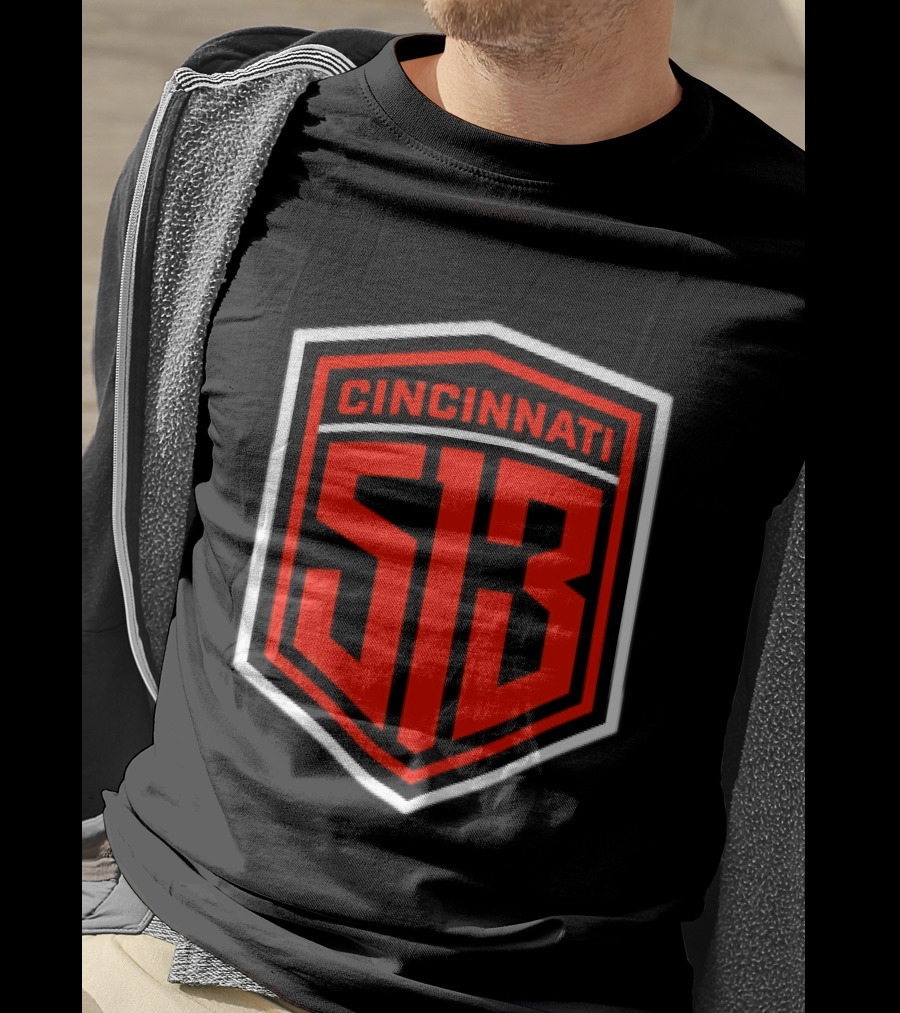 Cincinnati 513 Ohio Shield Area Code T-Shirt