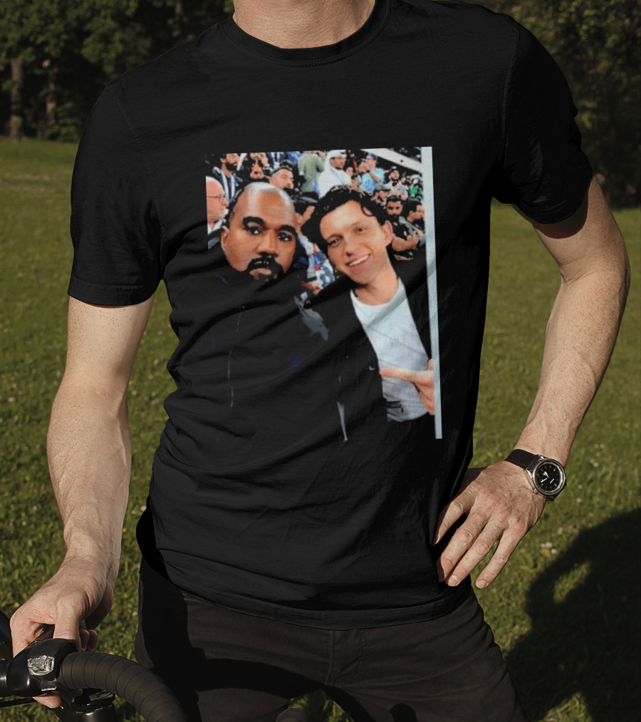 Kanye West And Tom Holland Iconic Celebrity Selfie At Event T-Shirt