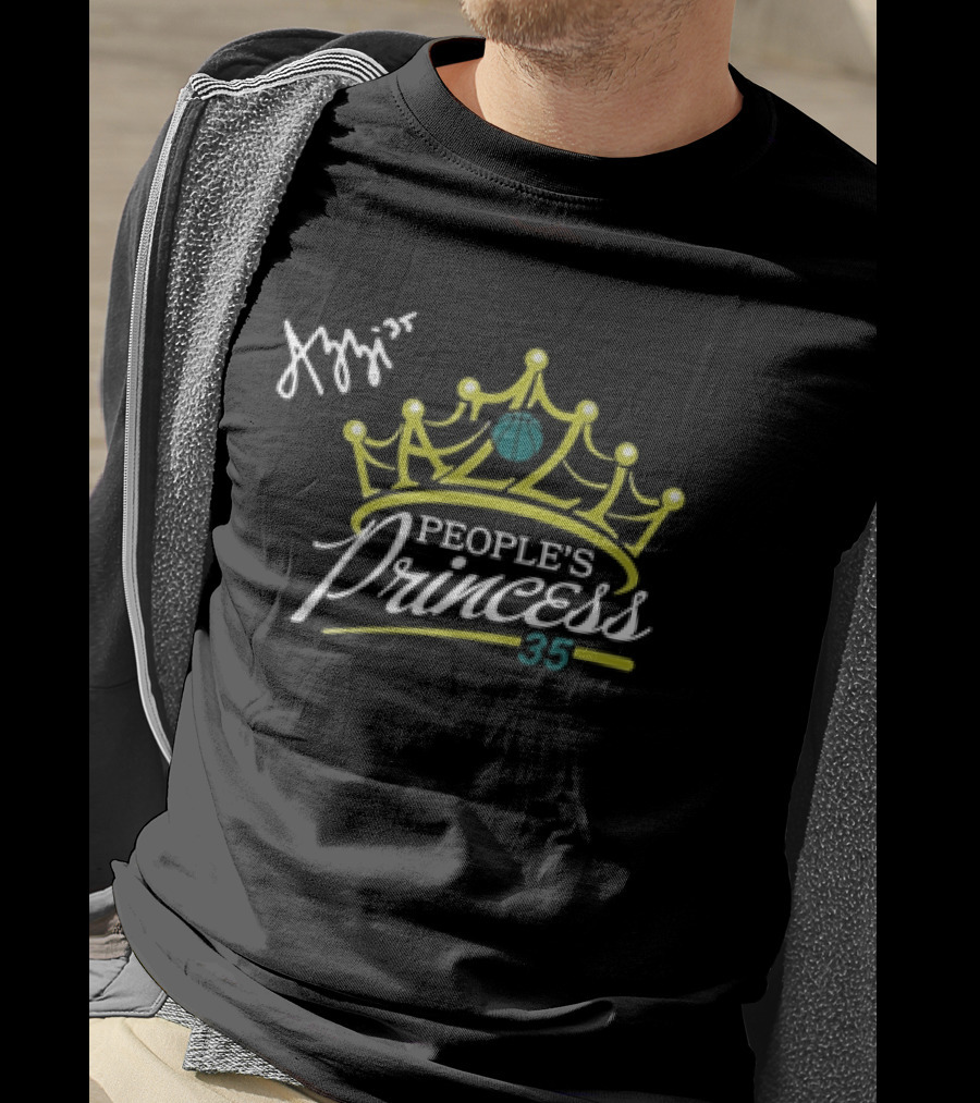 Dallas Wings Azzi Fudd People's Princess 35 Basketball T-Shirt