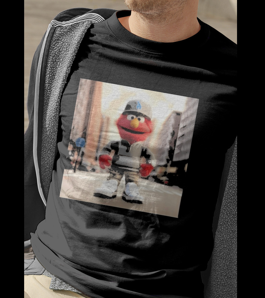 Sesame Street Elmo Streetwear New York Yankees T-Shirt