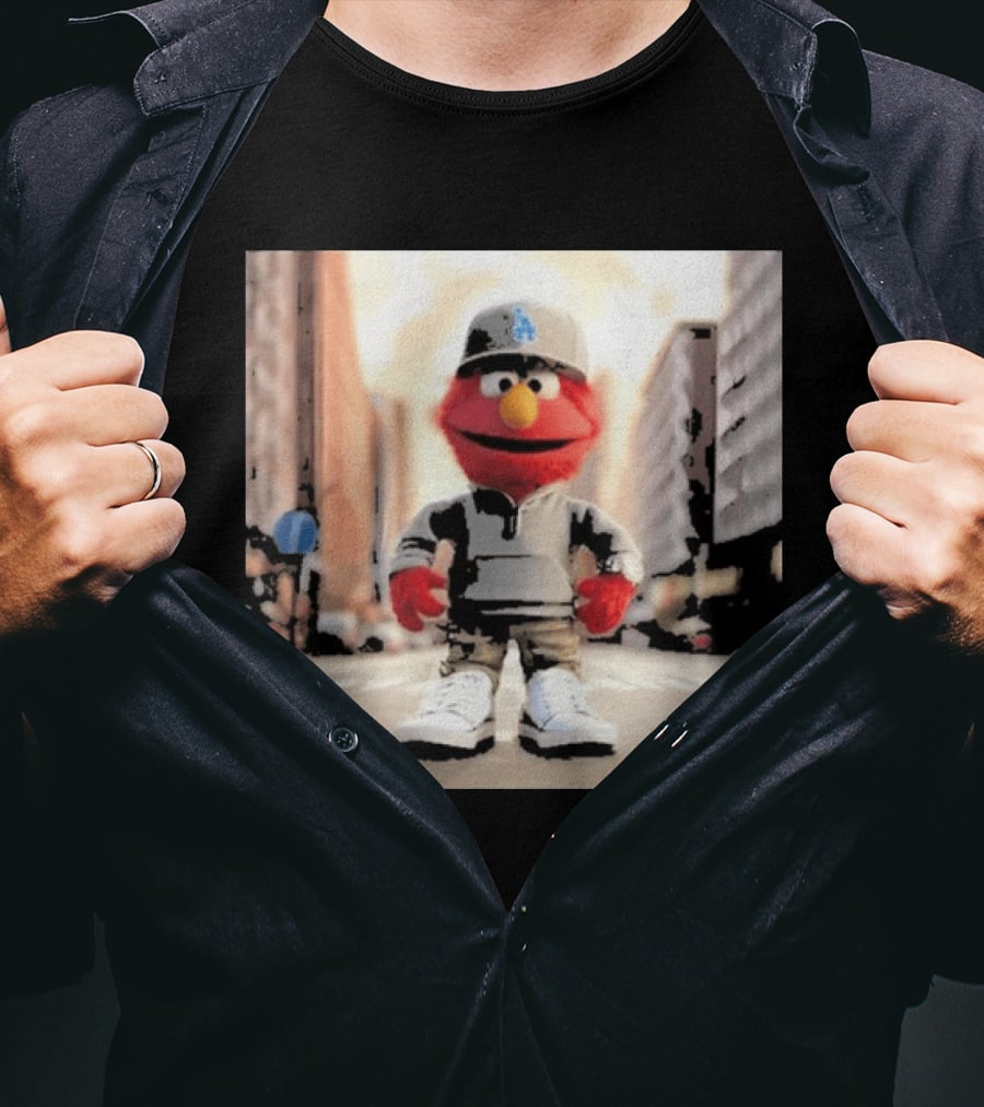 Sesame Street Elmo Streetwear New York Yankees T-Shirt