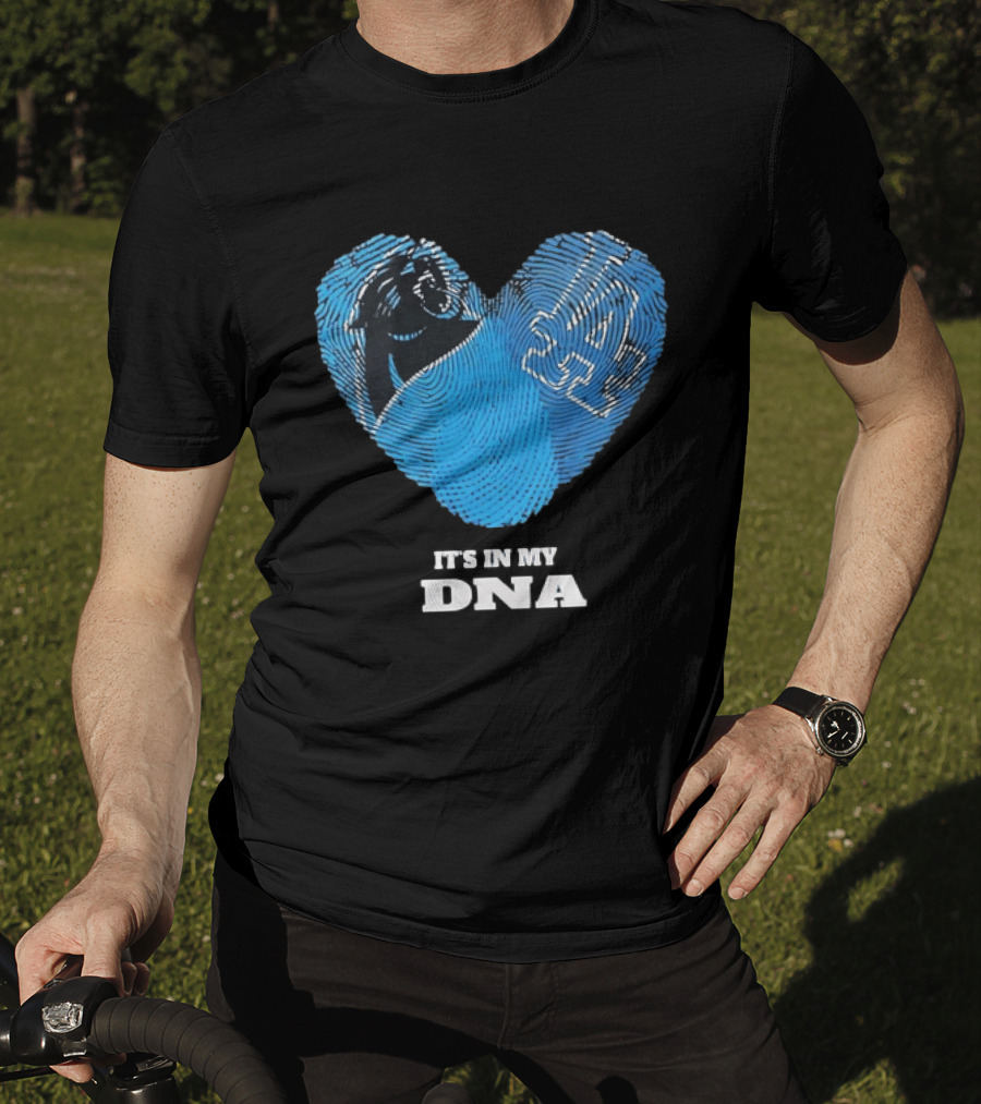 Los Angeles Dodgers Carolina Panthers It's In My DNA T-Shirt