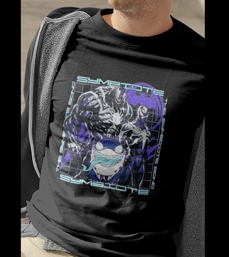 Symbiote Bond Venom Spider Man Villain Heroes Streetwear T-Shirt