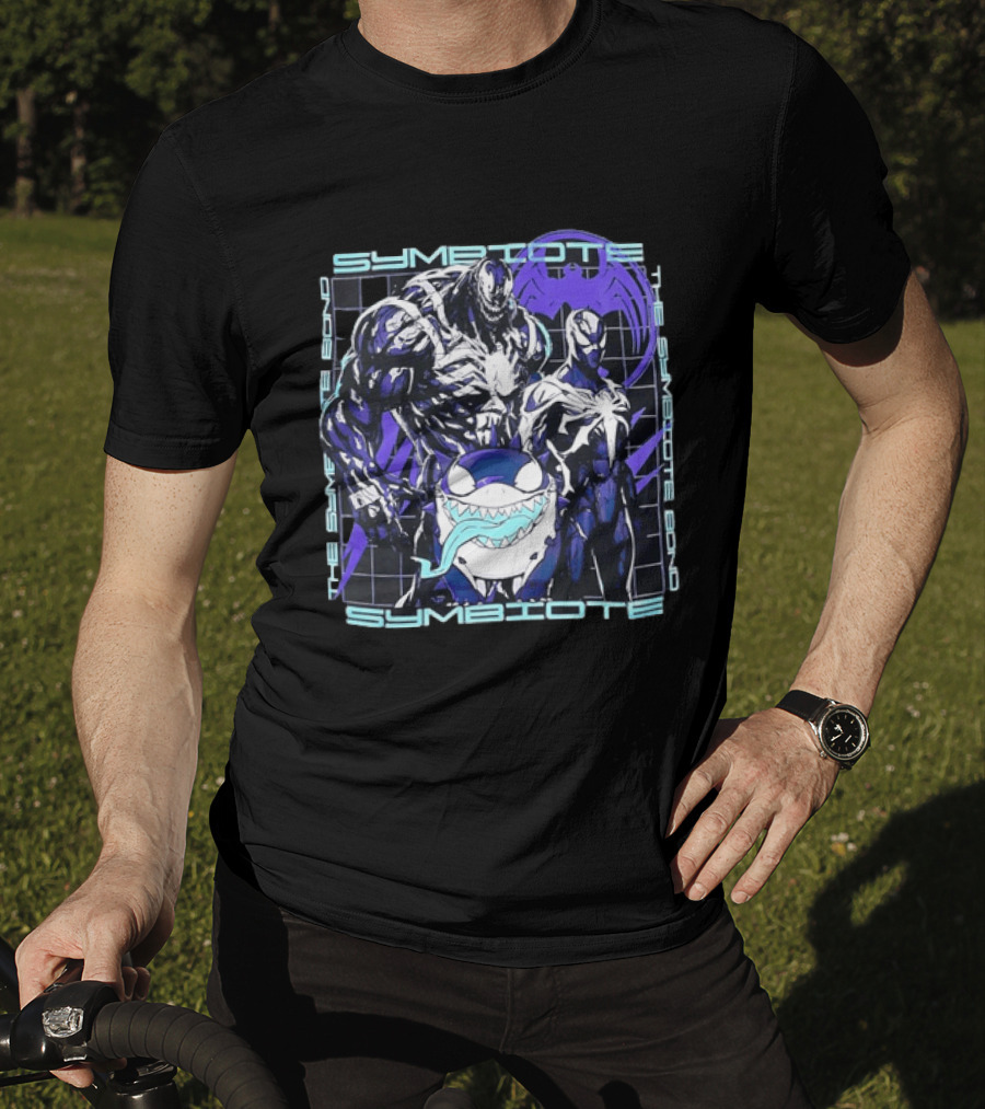 Symbiote Bond Venom Spider Man Villain Heroes Streetwear T-Shirt