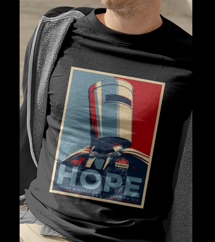 Hope Count Binface Vote Binface 2026 Clacton On Sea T-Shirt